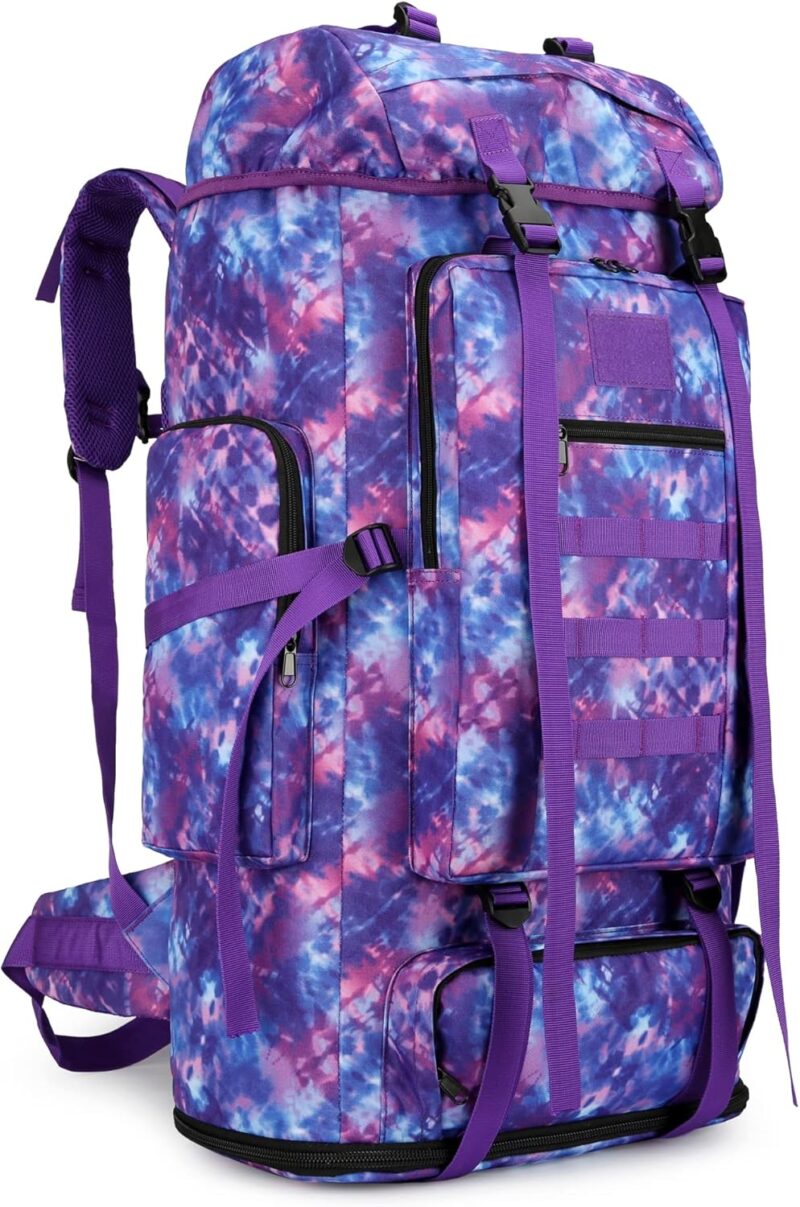 100L Hiking Camping Backpack Tactical Backpack for Men Large Survival Hunting Waterproof Backpack  Rucksack Military Camping Backpacking Daypack